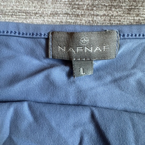 Retro Vintage Y2K Naf Naf Geometric Halter Top - Picture 3 of 3